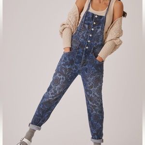 Pilcro the Painters denim overalls